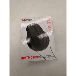 Meetion BTM010R Wireless Ergonomic Vertical Mouse 2.4GHz Bluetooth Rechargeable